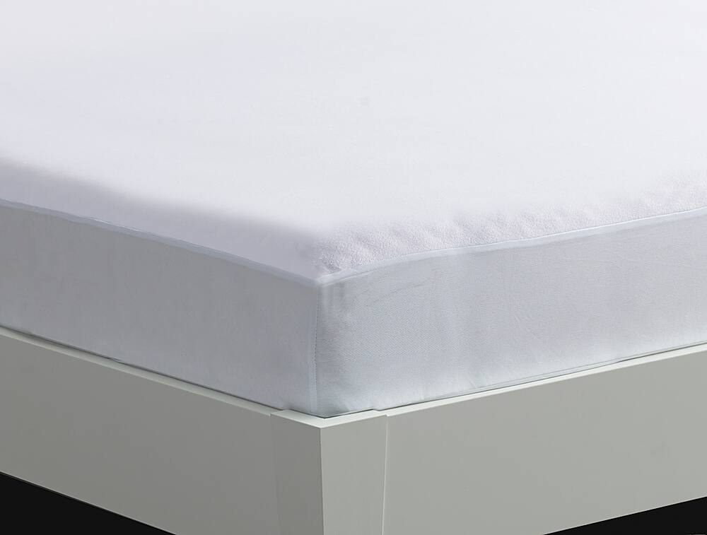 Left View: Bedgear - iProtect® Mattress Protector-Twin XL - White