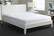 Front. Bedgear - iProtect® Mattress Protector-Full XL - White.
