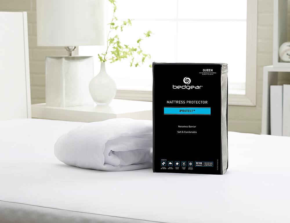 Alt View 11. Bedgear - iProtect® Mattress Protector- Full - White.