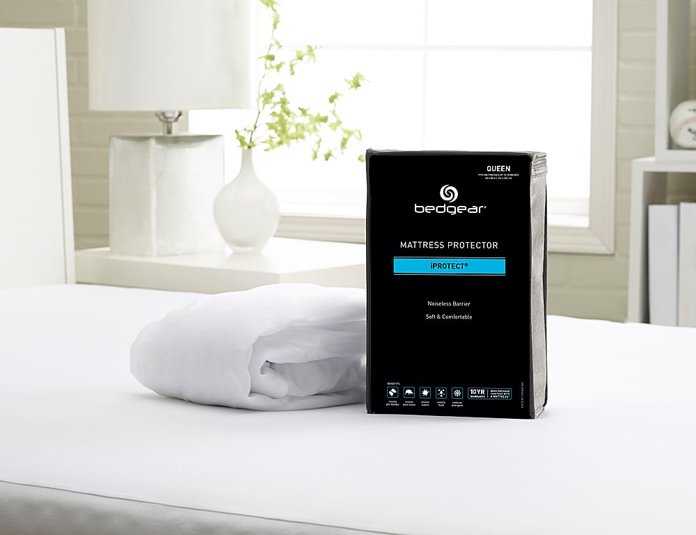 Bedgear iProtect® Mattress Protector Cal King White BGM32AWFW Best Buy