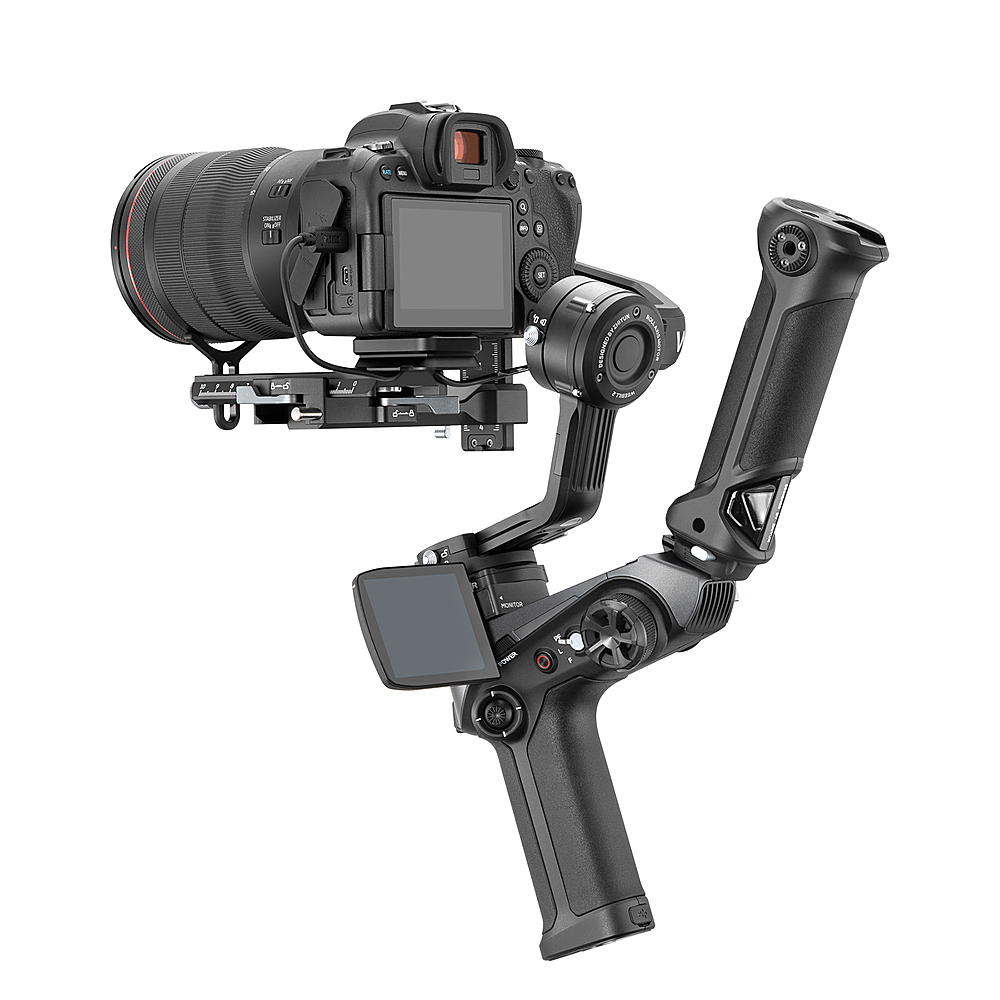 Left View: Zhiyun - Weebill-2 3-Axis Combo Kit with Sling Grip Handle and Fabric Carry Case