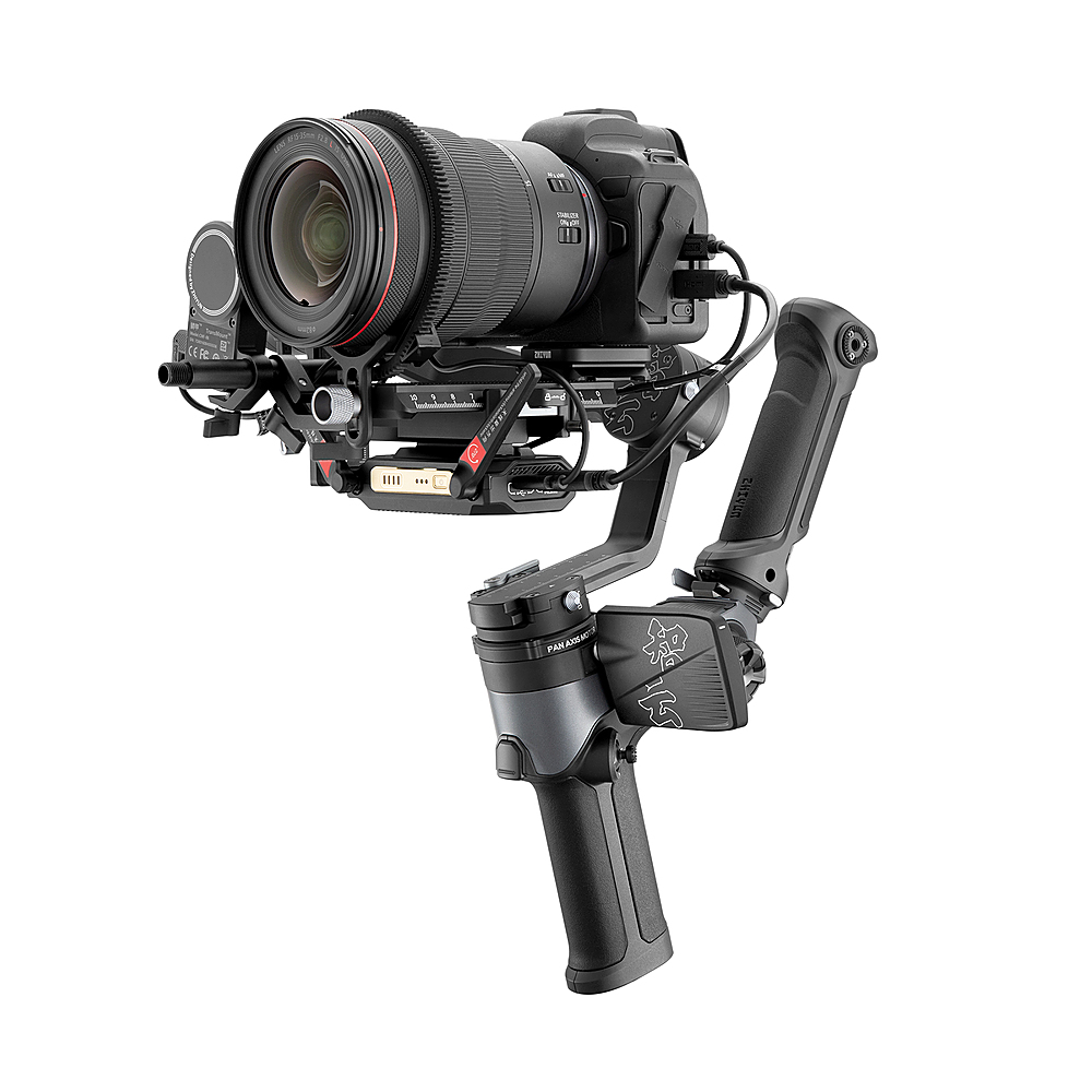 Left View: Zhiyun - Weebill-2 Pro Kit with Image Transmitter, Focus/Zoom Motor and Sling Grip