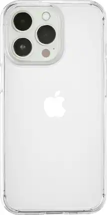 Front. Insignia™ - Hard Shell Case for iPhone 13 Pro - Clear.