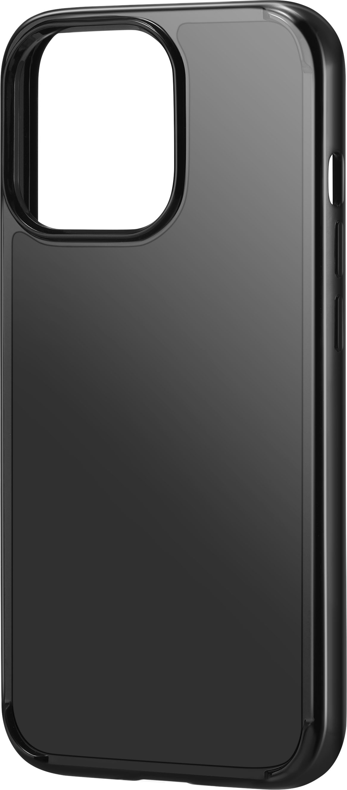 Left View: Insignia™ - Hard Shell Case with MagSafe for iPhone 13 Pro - Black