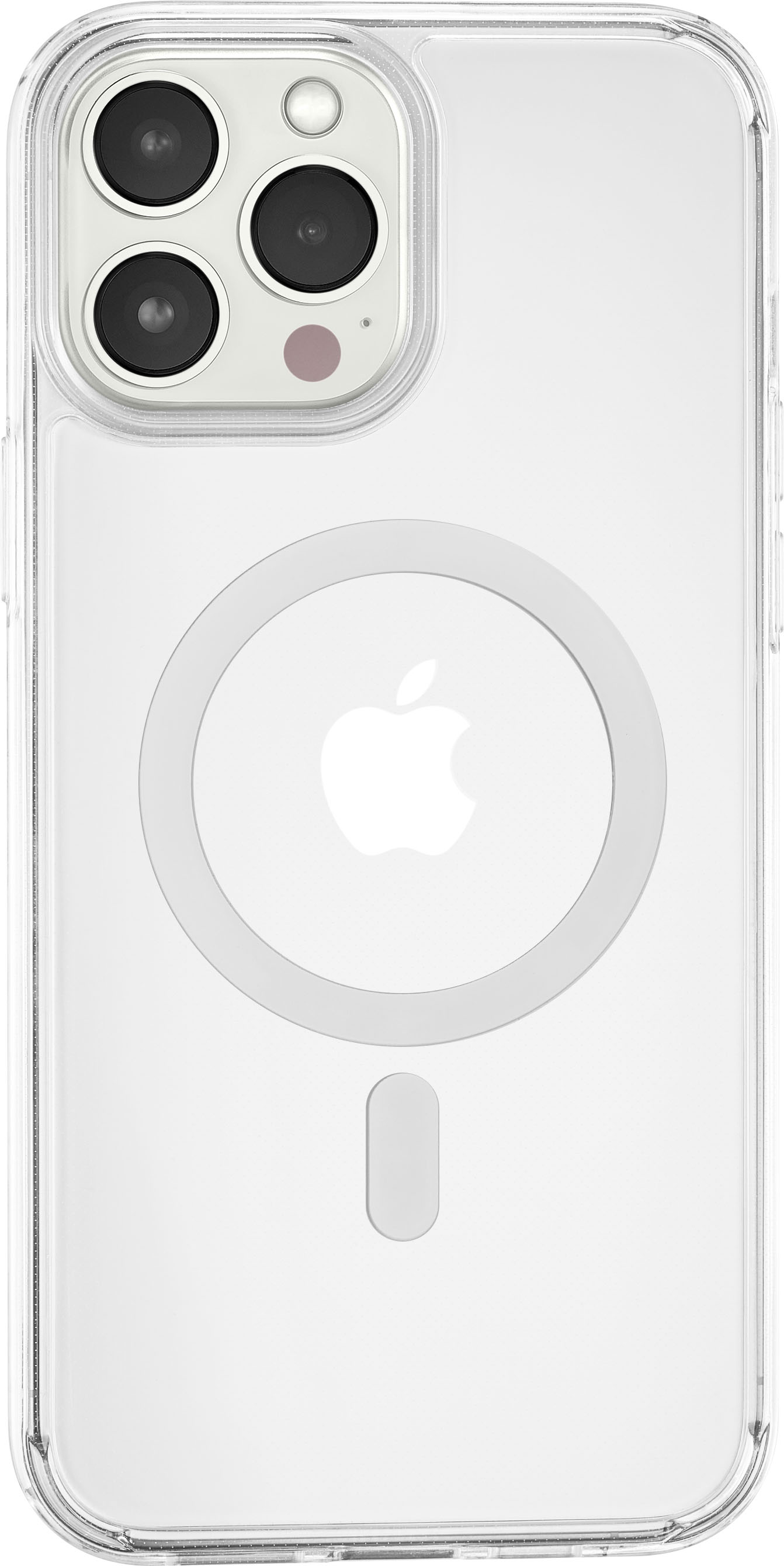 Apple silicone Case avec MagSafe pour iPhone 12 / 12 Pro • Transparent