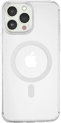 Insignia™ - Hard Shell Case with MagSafe for iPhone 13 Pro Max and iPhone 12 Pro Max - Clear - Front_Zoom