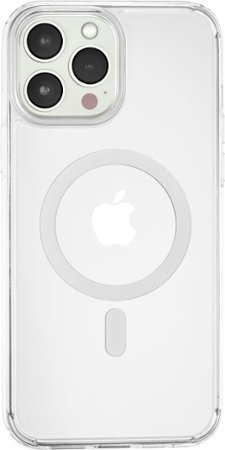 Insignia™ - Hard Shell Case with MagSafe for iPhone 13 Pro Max and iPhone 12 Pro Max - Clear