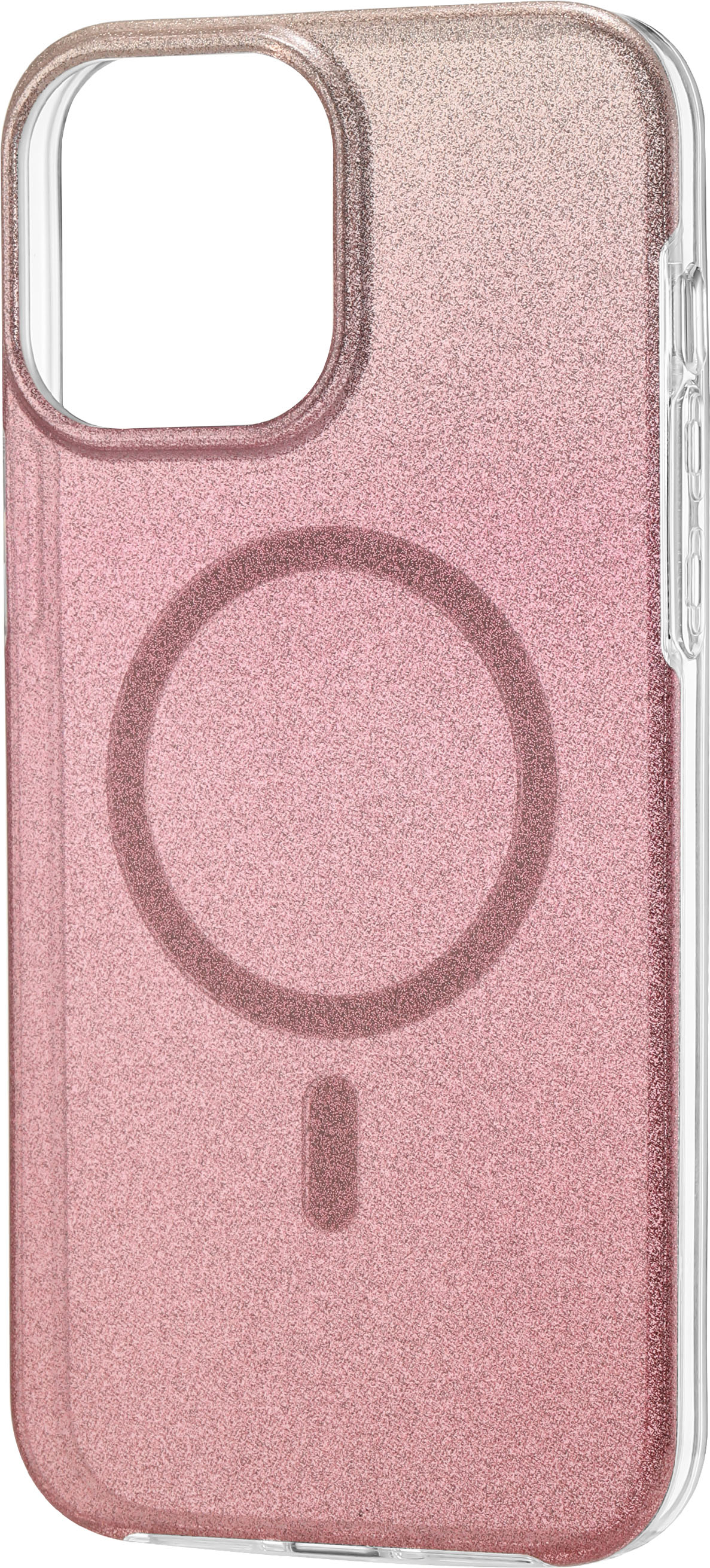 Pink LV Logo iPhone 13 Mini Clear Case