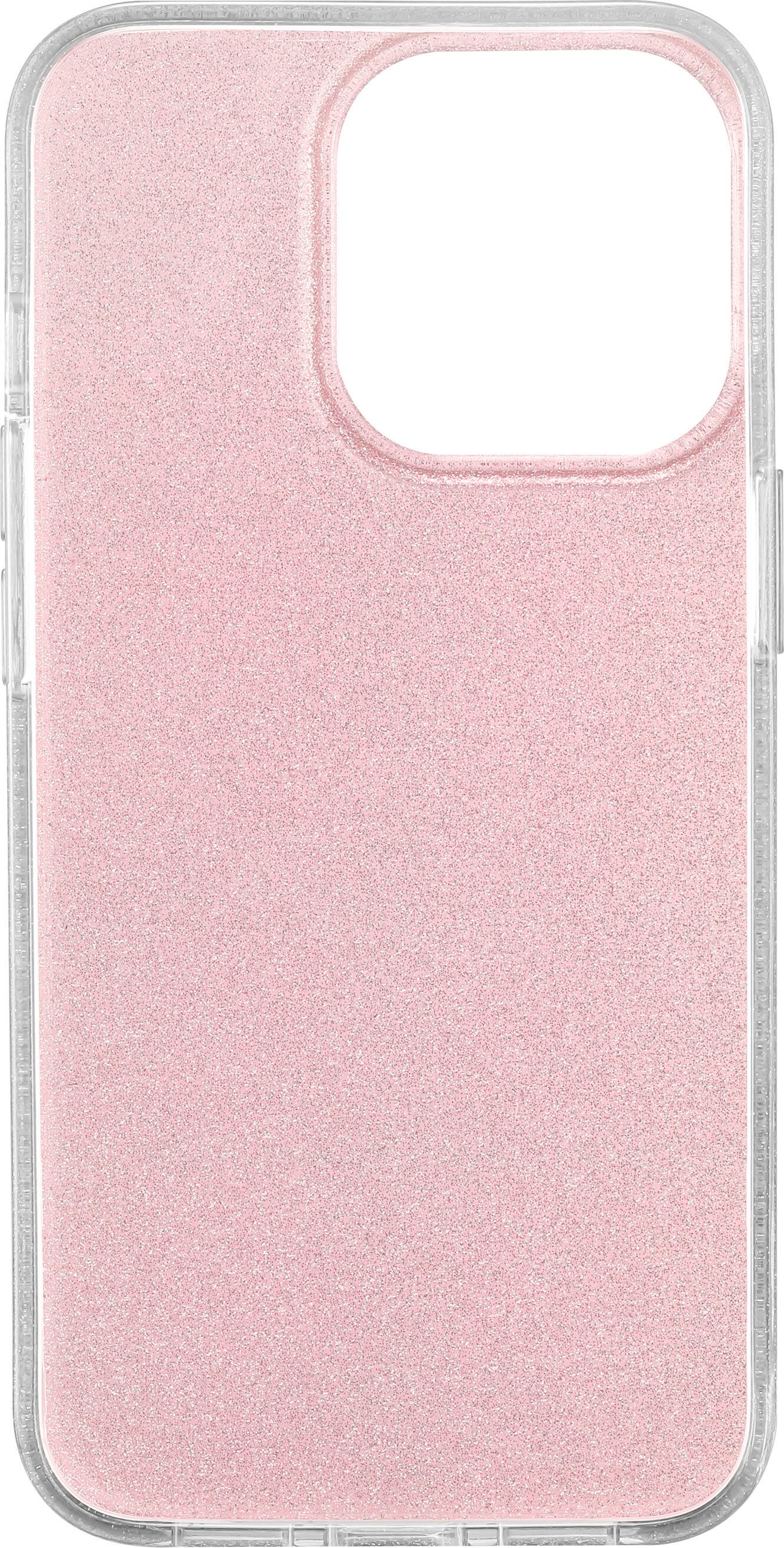 Alt View 14. Insignia™ - Hard Shell Case for iPhone 13 Pro - Gradient Rose Gold Glitter.