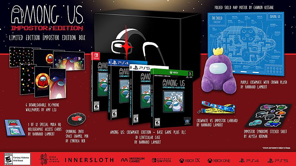 Left. Maximum Games - Among Us.