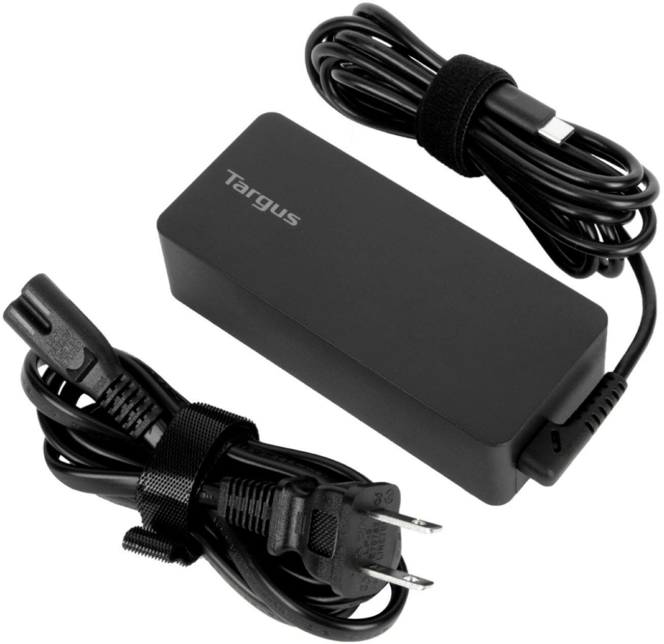 Alt View 1. Targus - 65W USB-C Laptop Charger - Black.
