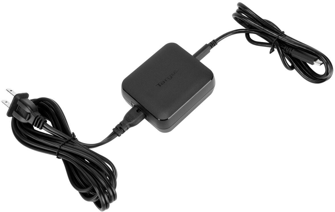 Alt View 11. Targus - 65W USB-C/USB-A Laptop Charger - Black.