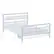 Angle. X Rocker - Basecamp Gaming Bed Frame with Storage, Full - White.