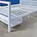 Alt View 15. X Rocker - Basecamp Gaming Bed Frame with Storage, Full - White.