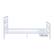 Left. X Rocker - Basecamp Gaming Bed Frame with Storage, Full - White.