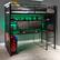 Alt View 12. X Rocker - BattleBunk Gaming Bunk Bed with Desk - Black.