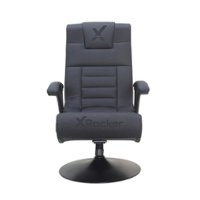 X Rocker - Covert 2.1 Gaming Chair - Black - Front_Zoom
