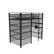 Angle. X Rocker - Battle Den Gaming Bunk Bed with TV Mount, Twin - Black.