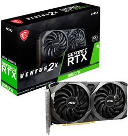 MSI NVIDIA GeForce RTX 3060 Ti VENTUS 2X 8G OCV1 LHR 8GB GDDR6 PCI MSI NVIDIA GeForce RTX 3060 Ti VENTUS 2X 8G OCV1 LHR 8GB GDDR6 PCI