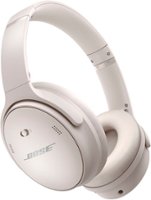 Bose - QuietComfort 45 Wireless Noise Cancelling Over-the-Ear Headphones - White Smoke - Front_Zoom