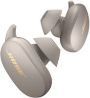 Bose - QuietComfort Earbuds True Wireless Noise Cancelling In-Ear Headphones - Sandstone - Front_Zoom