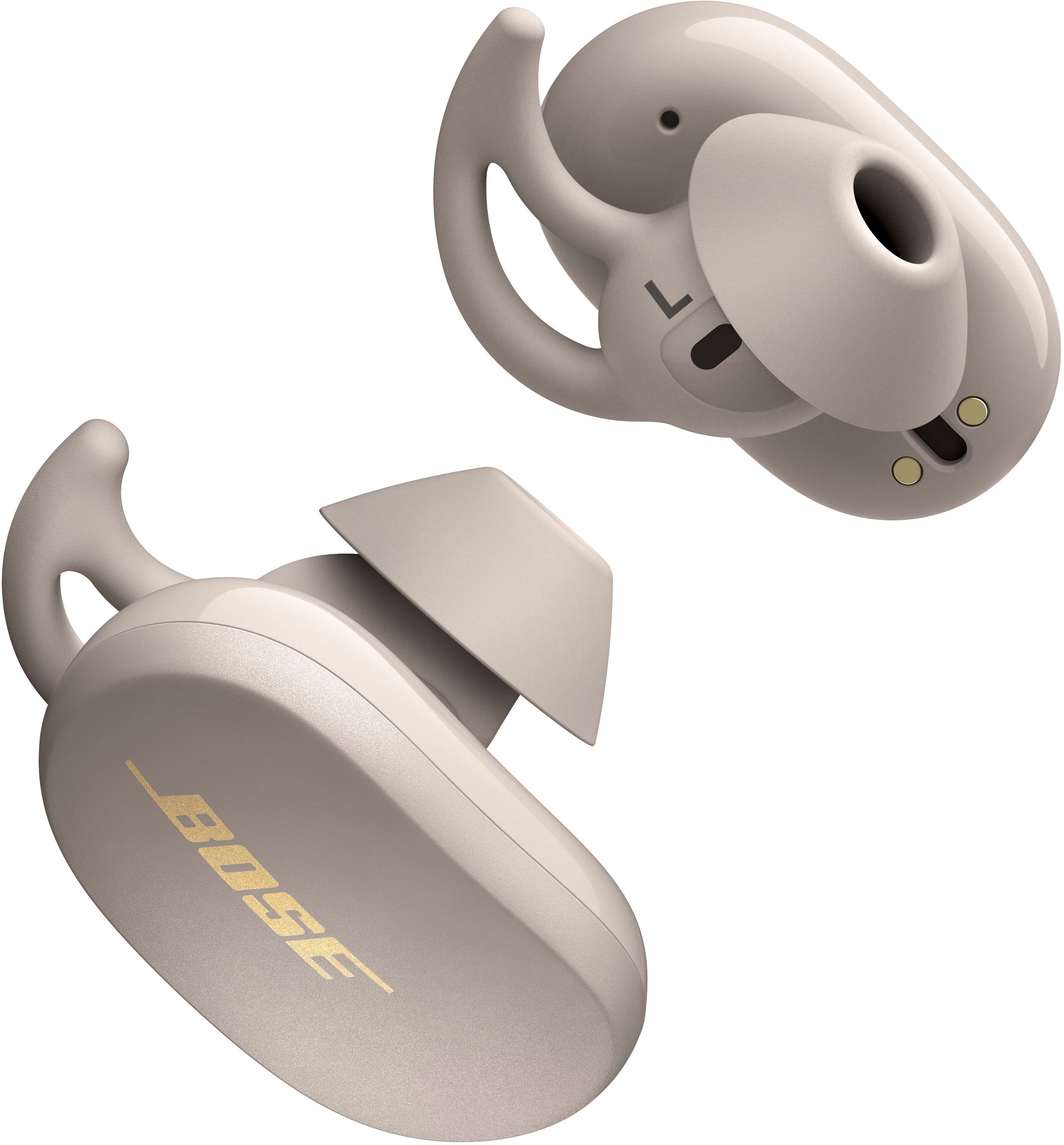 Alt View 16. Bose - QuietComfort Earbuds True Wireless Noise Cancelling In-Ear Headphones - Sandstone.