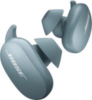 Bose - QuietComfort Earbuds True Wireless Noise Cancelling In-Ear Headphones - Stone Blue - Front_Zoom
