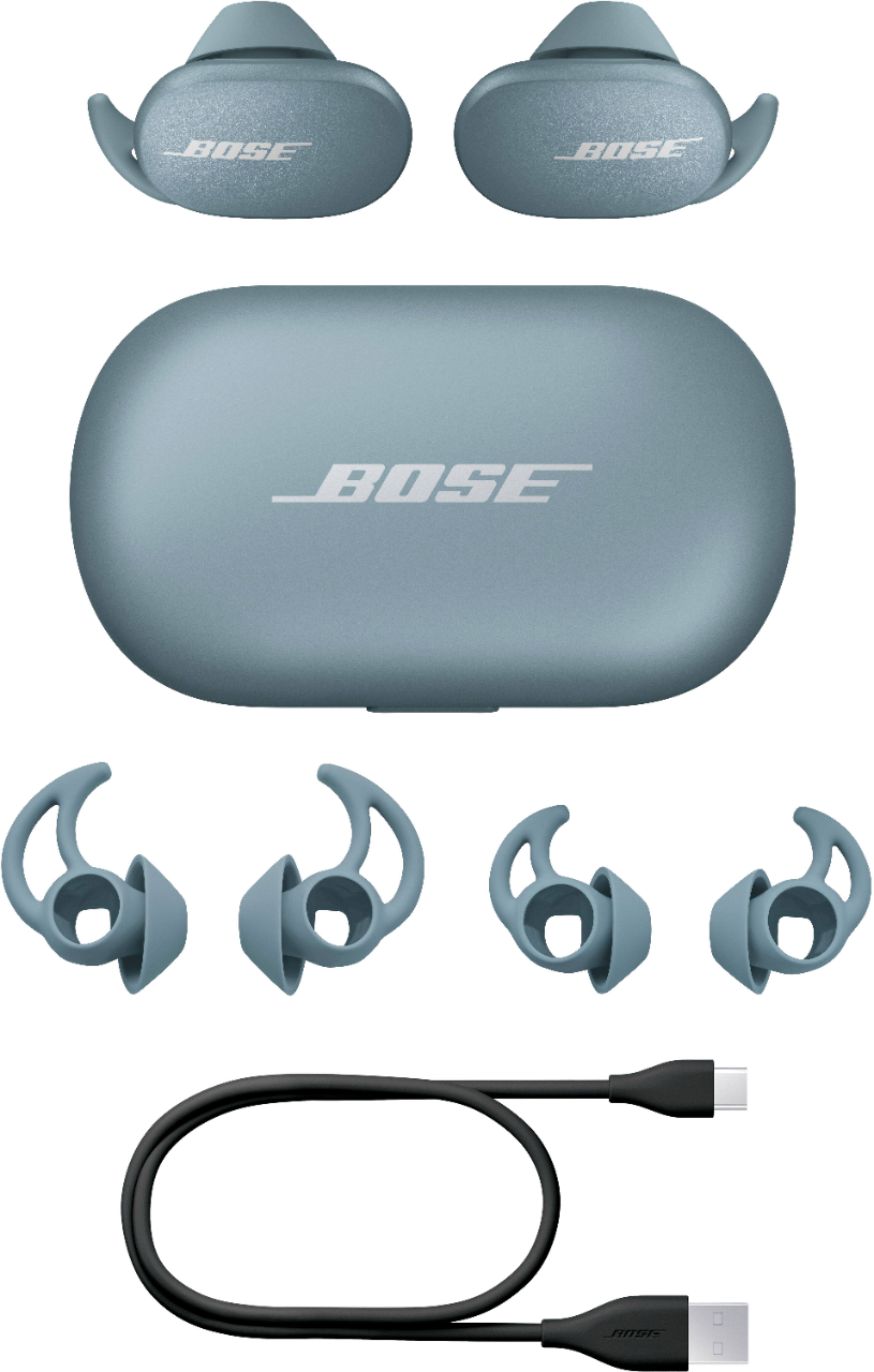 bose quietcomfort earbuds stone blue