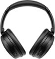 Angle Zoom. Bose - QuietComfort 45 Wireless Noise Cancelling Over-the-Ear Headphones - Triple Black.