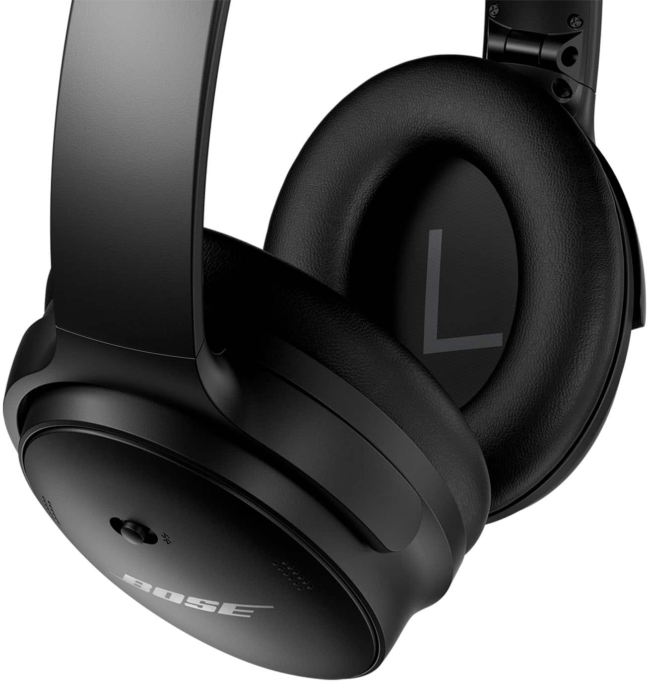 Alt View 16. Bose - QuietComfort 45 Wireless Noise Cancelling Over-the-Ear Headphones - Triple Black.