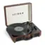 Angle. Victrola - Bluetooth Suitcase Record Player with 3-speed Turntable - Dark Brown.