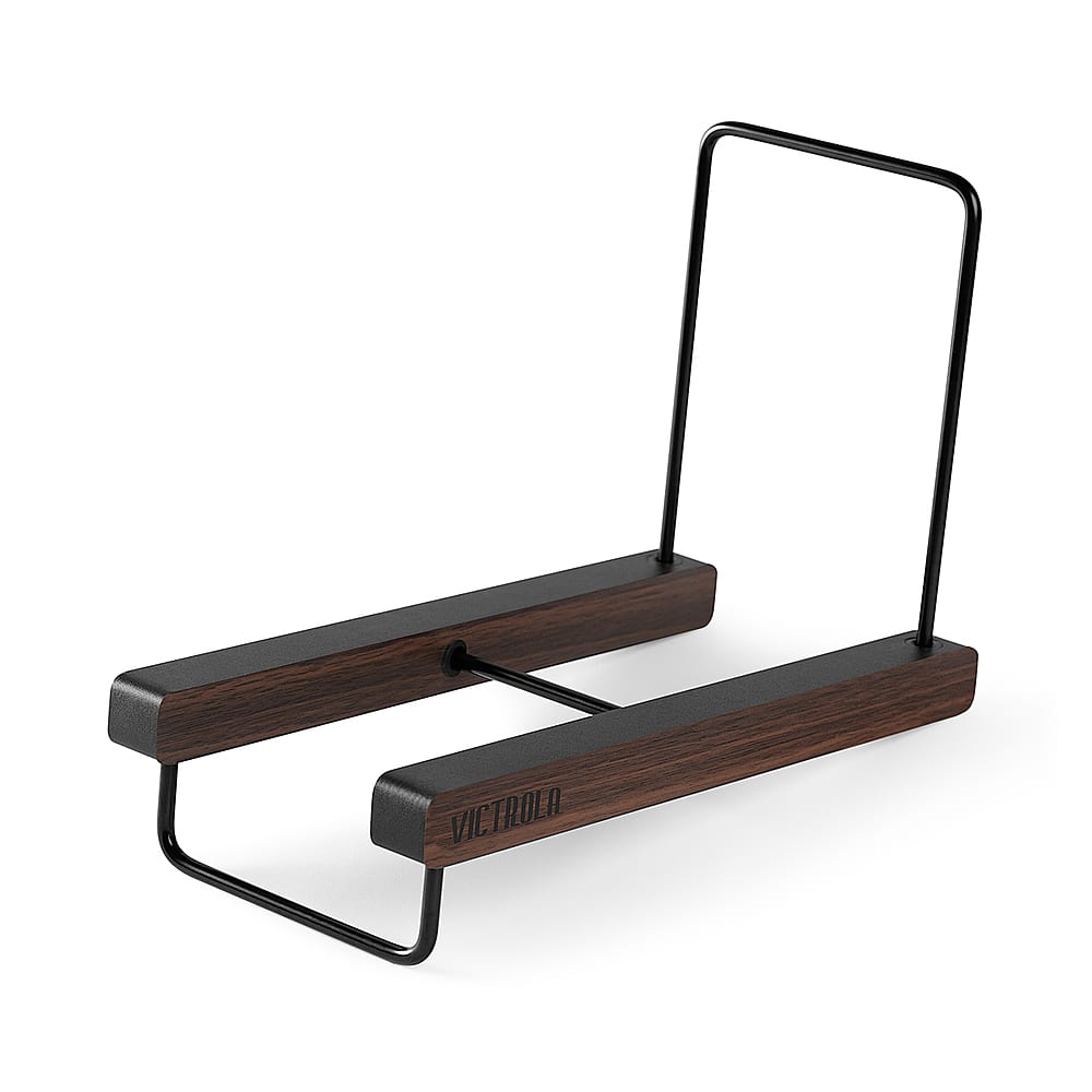 Angle. Victrola - Vinyl Record Stand - Espresso.