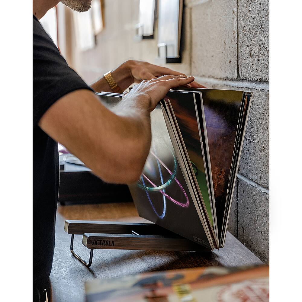 Alt View 16. Victrola - Vinyl Record Stand - Espresso.