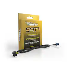 Front. Maestro - SAT2 FAKRA to Aftermarket SMB Satellite Radio Antenna Adaptor - Black.