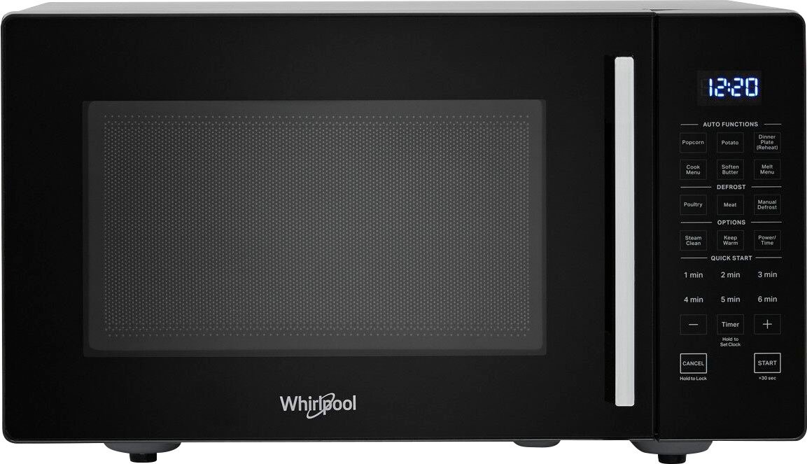 Zoom in on Front Zoom. Whirlpool - 0.9 Cu. Ft. Capacity Countertop Microwave with 900W Cooking Power - Black.