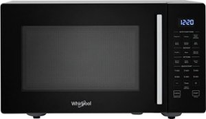 Whirlpool - 0.9 Cu. Ft. Capacity Countertop Microwave with 900W Cooking Power - Black - Front_Zoom