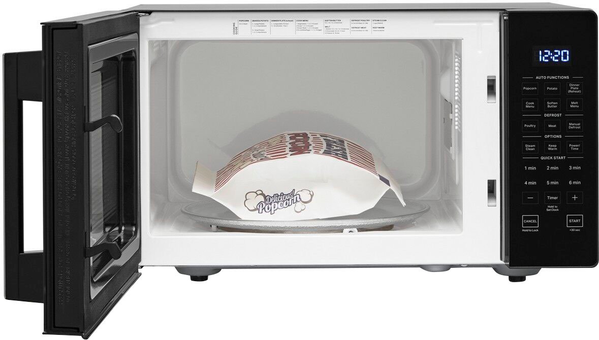 Zoom in on Alt View Zoom 11. Whirlpool - 0.9 Cu. Ft. Capacity Countertop Microwave with 900W Cooking Power - Black.