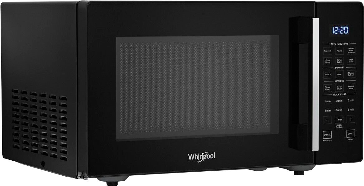 Zoom in on Left Zoom. Whirlpool - 0.9 Cu. Ft. Capacity Countertop Microwave with 900W Cooking Power - Black.