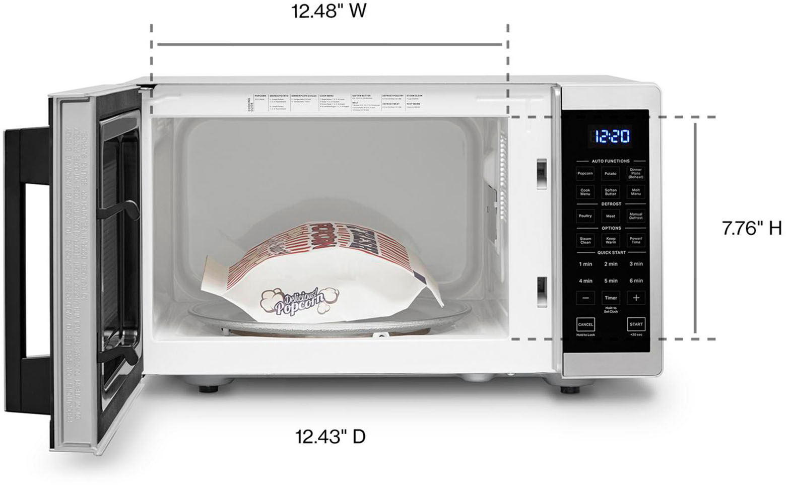 Whirlpool 0.5 cu. ft. Countertop Microwave