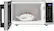 Left. Whirlpool - 0.9 Cu. Ft. Countertop Microwave with 900W Cooking Power - Stainless Steel.