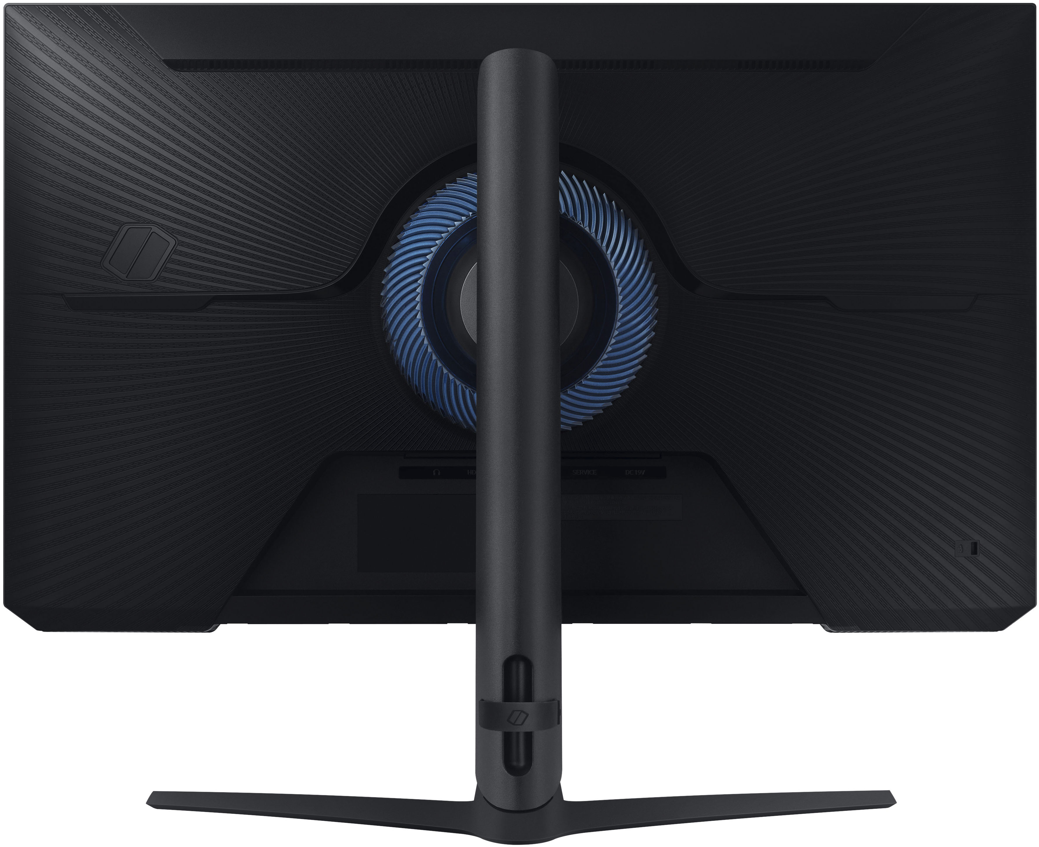 Samsung - Odyssey 27” IPS LED QHD FreeSync & G-Sync Compatible Gaming Monitor with HDR (Display Port, HDMI) - Black