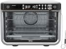 Angle. Ninja - Foodi 10-in-1 Smart XL Air Fry Oven, Countertop Convection Oven with Dehydrate & Reheat Capability - Stainless Silver.