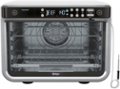 Angle. Ninja - Foodi 10-in-1 Smart XL Air Fry Oven, Countertop Convection Oven with Dehydrate & Reheat Capability - Stainless Silver.