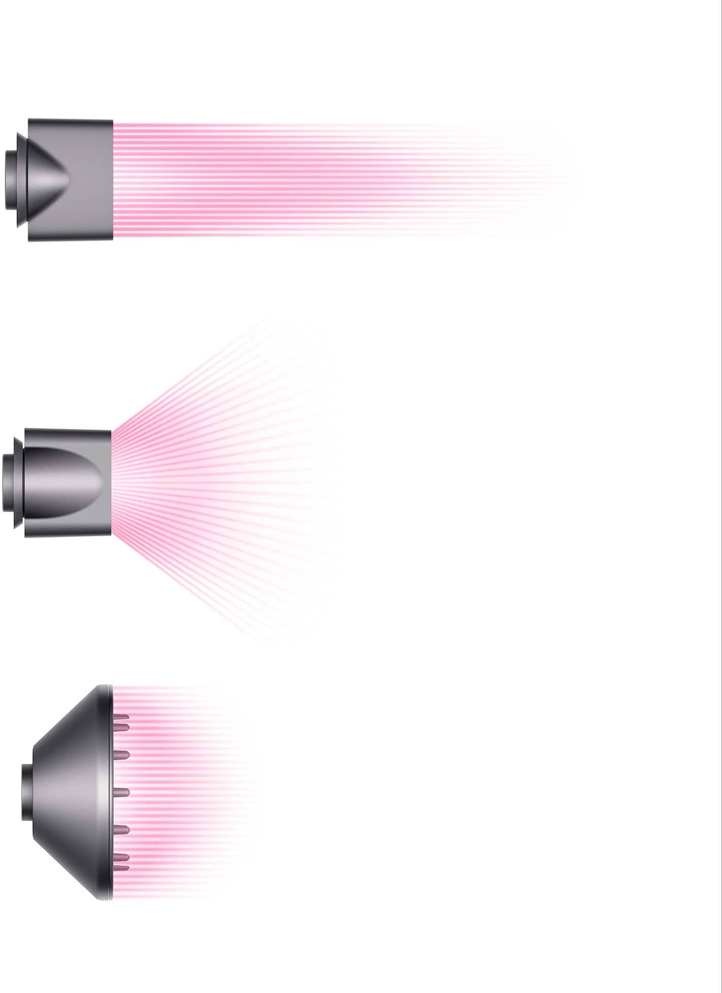 Alt View 12. Dyson - Supersonic Hair Dryer - White/Silver.