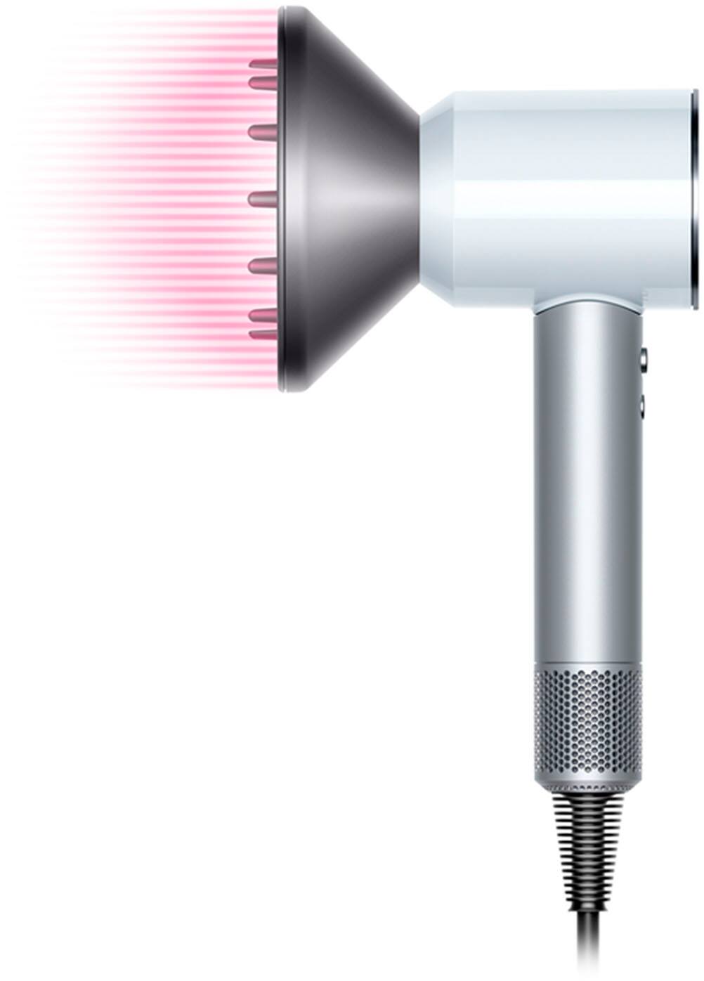Alt View 15. Dyson - Supersonic Hair Dryer - White/Silver.