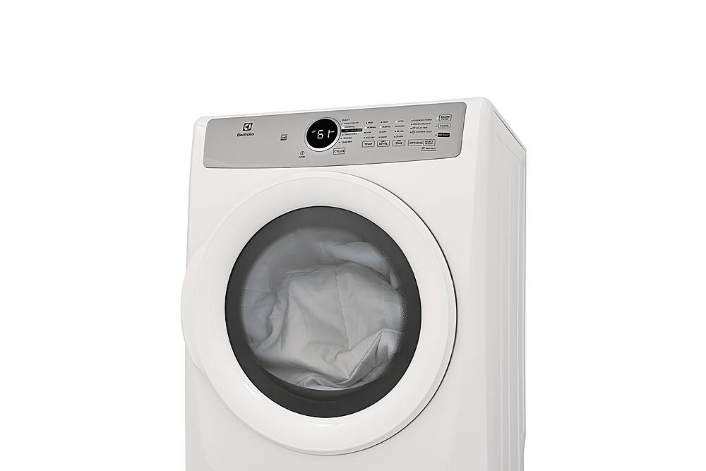 Alt View 11. Electrolux - 8.0 Cu. Ft. Stackable Electric Dryer - White.