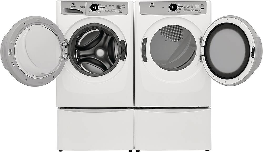 Alt View 16. Electrolux - 8.0 Cu. Ft. Stackable Electric Dryer - White.