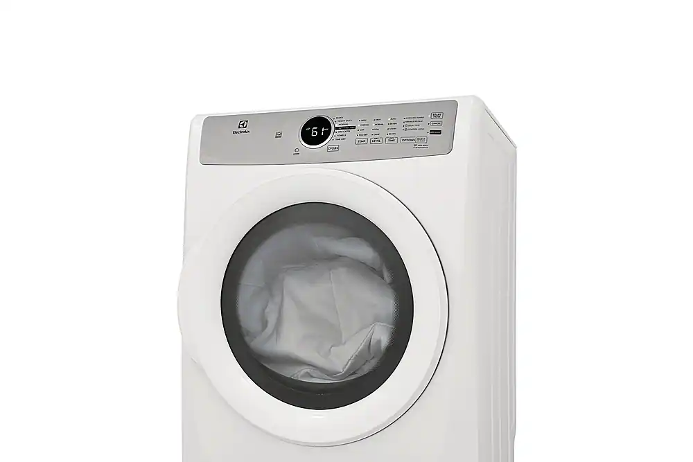 Alt View 13. Electrolux - 8.0 Cu. Ft. Stackable Gas Dryer - White.