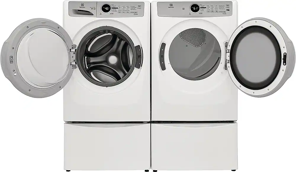 Alt View 17. Electrolux - 8.0 Cu. Ft. Stackable Gas Dryer - White.