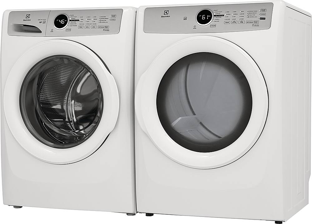 Alt View 18. Electrolux - 8.0 Cu. Ft. Stackable Gas Dryer - White.